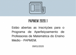 PAPMEM 2020.1 PAPMEM 2020.1
